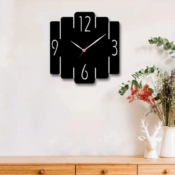 3d Beautiful Wooden Wall Clock For Home & Office, Decorative Designer Wall Clock