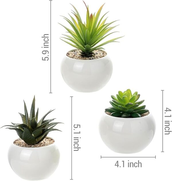 Mini Plant Artificial Flowers Decoration | Artificial Plants Ball For Home (1 Pc Round Shape) - Image 3