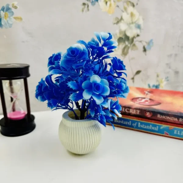 Pack Of 4 Mini Planters | Artificial Decoration Mini Plants - Image 5