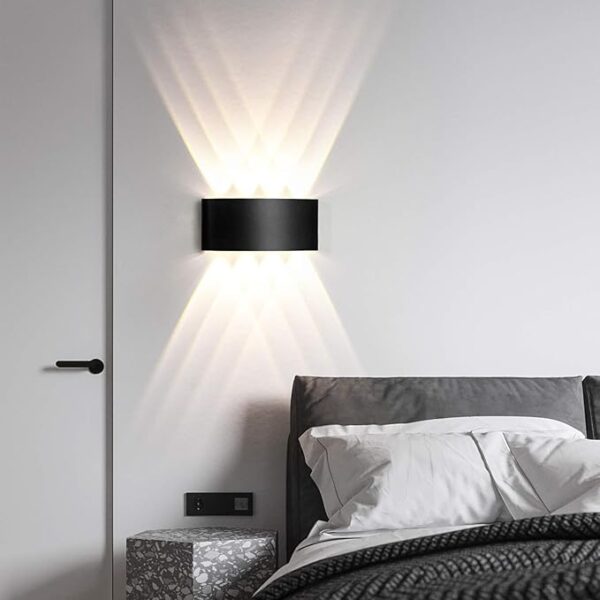 8 Way 8 Side Outdoor Waterproof Wall Light, Fancy Led Light For Wall, Aluminium Ip65 Waterproof Outdoor Wall Lamps 8 Watts - Image 7