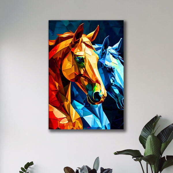 Horse Aesthetic Wooden Frame 8×11 Inch Size - Image 2