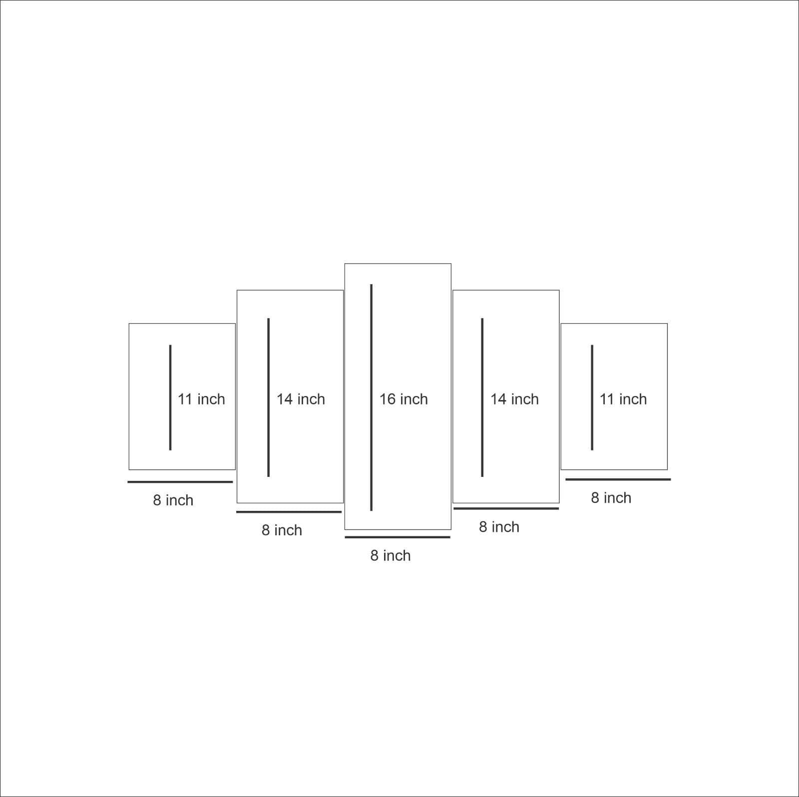 5 Piece Modular Hd Printed Wall Frame - Image 2