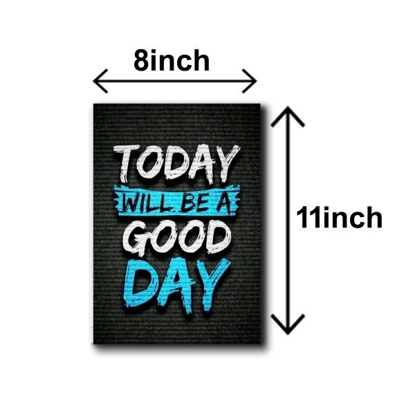 Set Of 6 Motivational Wooden Canvas Frames For Wall Decore 8×11 Inches Size / Sticky Phototiles Frames - Image 2